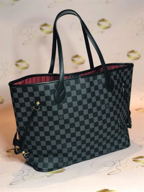 black and gray louis vuitton purse|black louis vuitton tote bag.